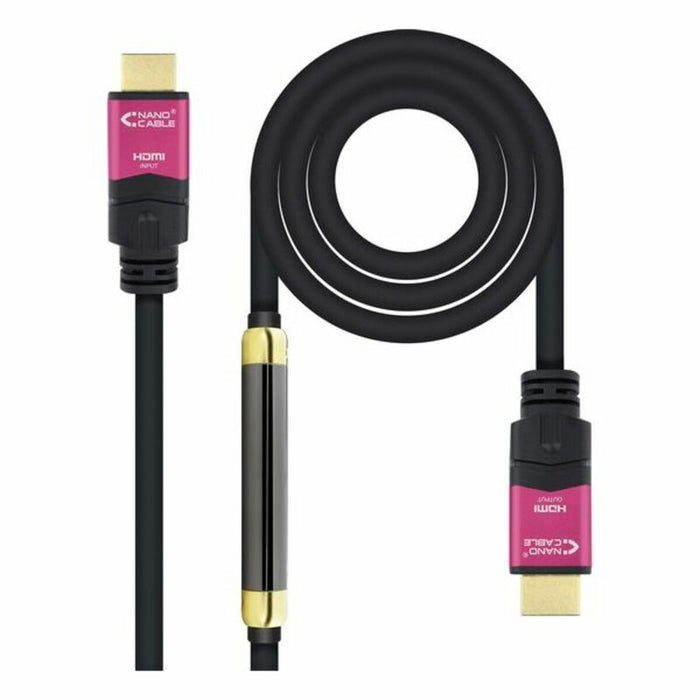 HDMI Cable NANOCABLE 10.15.3725 4K HDR 25 m Black